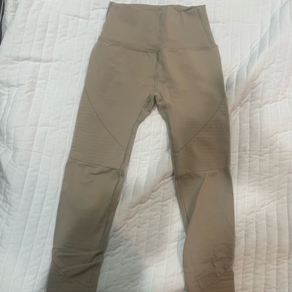 Alphalete Revival V6 leggings in color taupe size medium - Picture 2 of 4
